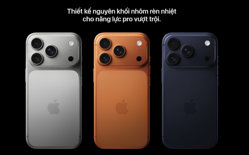 Thiết kế của iPhone 17 Pro Max