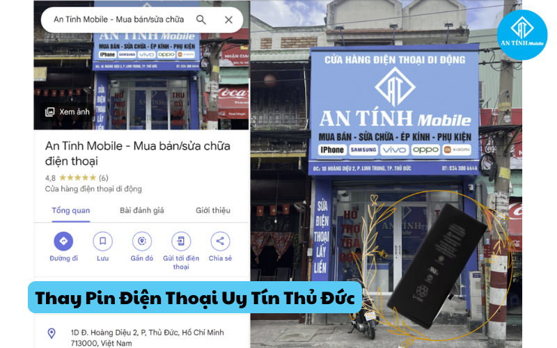 Thay Pin Điện Thoại Uy Tín Thủ Đức