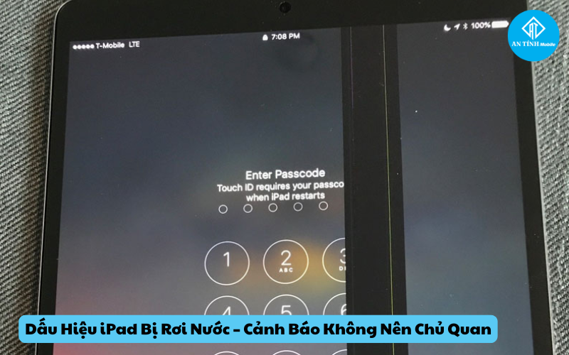 Dấu Hiệu iPad Bị Rơi Nước không được chủ quan