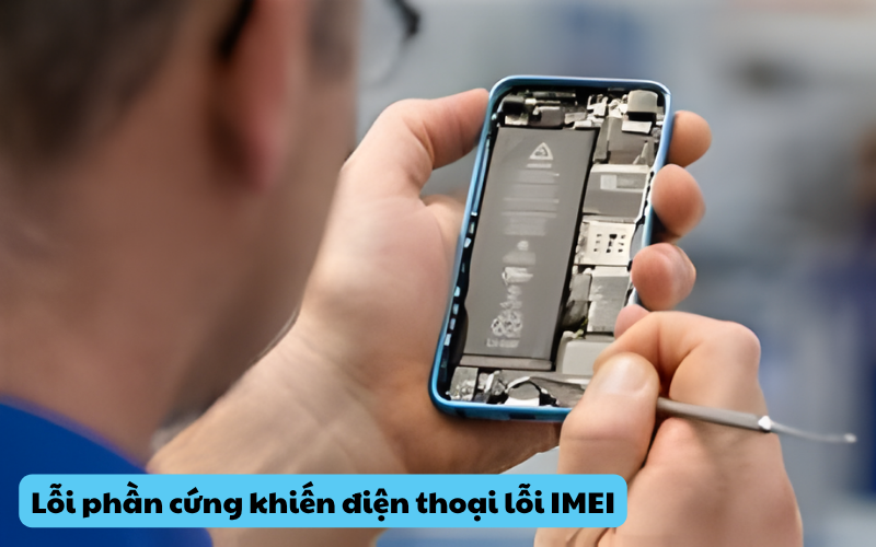 Những phần khiến dẫn đến lỗi mất IMEI