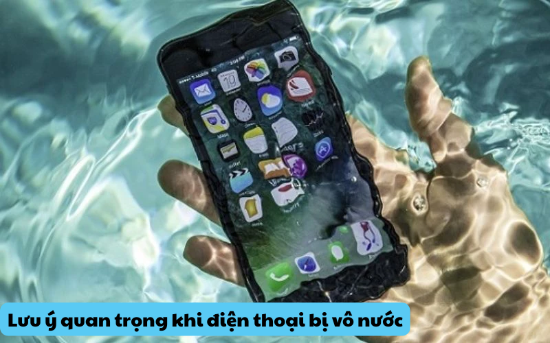 Lưu ý quan trọng khi điện thoại bị vô nước tại An Tính Mobile