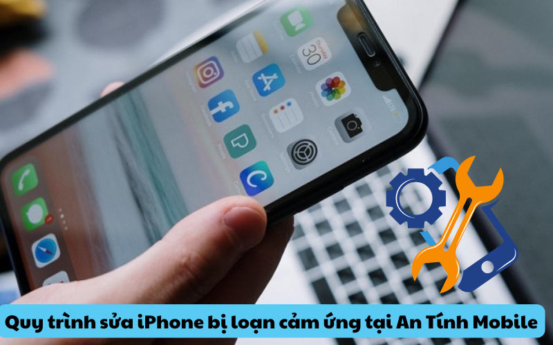 kỹ thuật viên sửa cảm ứng iPhone