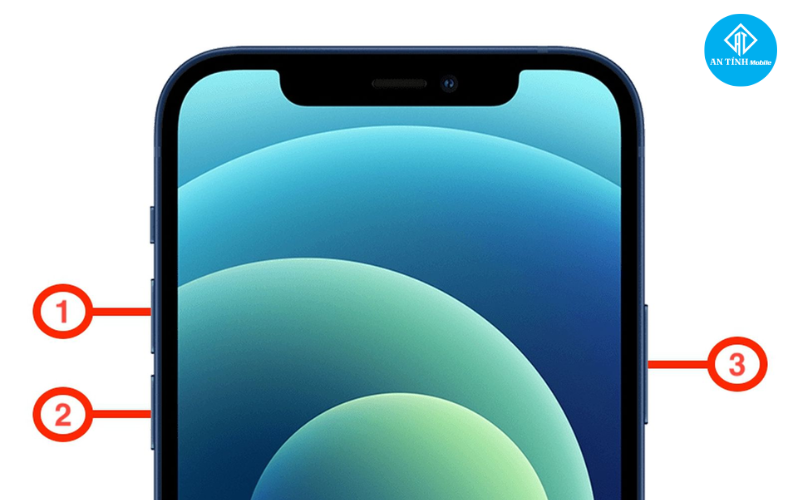 Reset cứng (Force Restart) đời iPhone X trở lên tại An Tính Mobile
