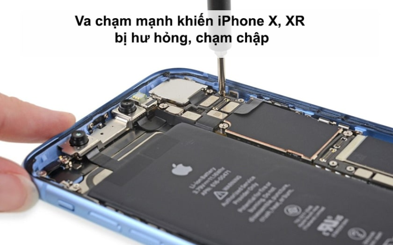 Va đập mạnh, rơi vỡ có khiến phần mền hay phần cứng điện thoại bị hư không?