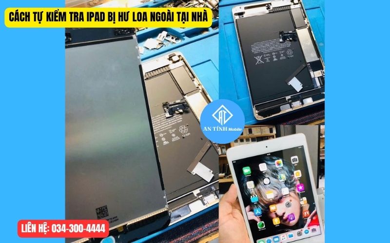Dấu hiệu hư loa ngoài iPad cần đi sửa ngay