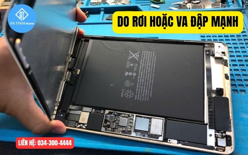 ipad rơi mạnh không nghe tiếng