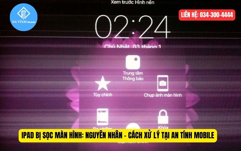 iPad bị sọc màn hình chỗ sửa uy tín