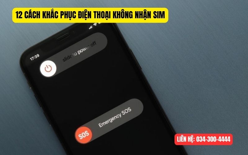 Các cách sửa điện thoại không nhận sim tại nhà