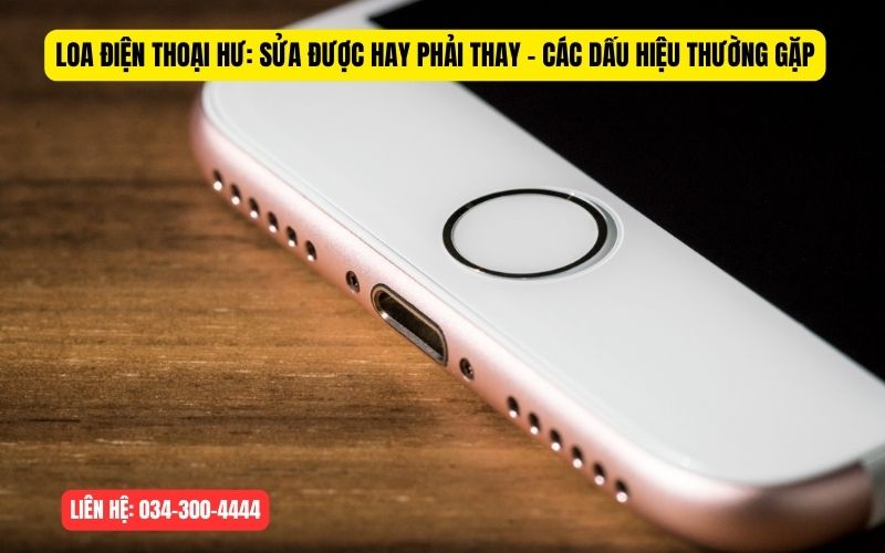 Những dấu hiệu thường gặp ở điện thoại bị hư loa