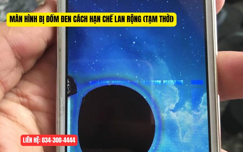 Cách xử lý đóm đen trên màn hình