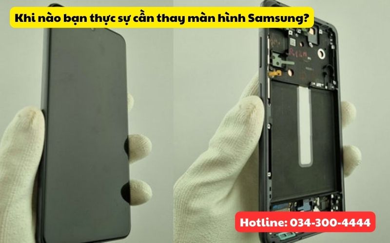 Khi nào cần phải thay màn hình ngay
