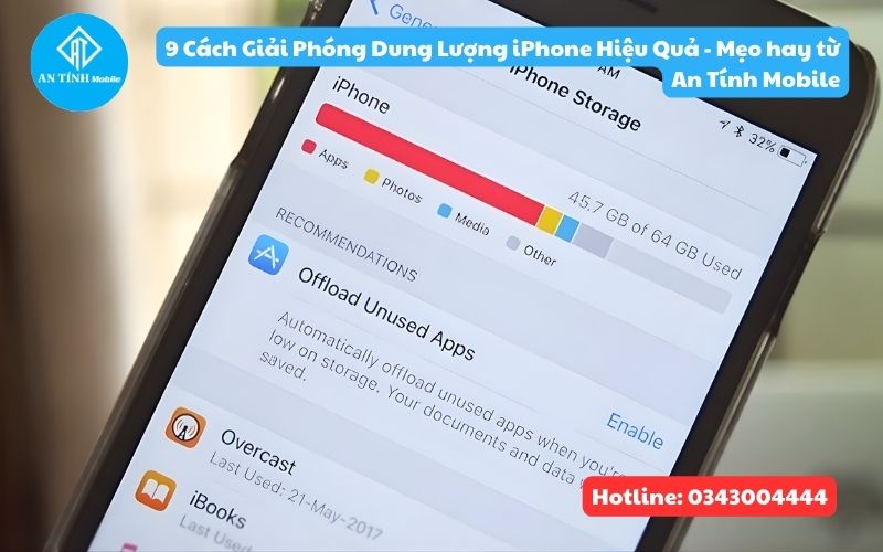 Cách giải phóng dung dượng iPhone hiệu quả - dễ làm