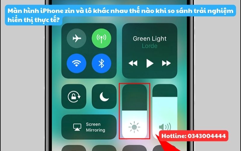 So sánh trải nghiệm giữa màn hình lô và màn hình zin