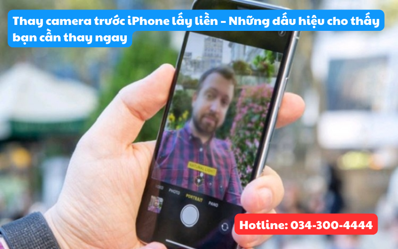 Camera trước iPhone bị mờ, nhòe, rung cách khắc phục