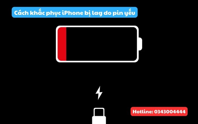 Cách khắc phục iPhone bị lag do pin