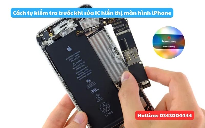 Cách tự kiểm iPhone trước khi mang điện thoại ra tiệm sửa ic hiển thị màn hình