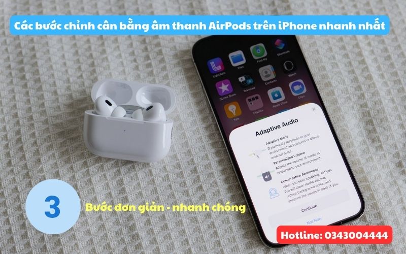 Cách chỉnh cân bằng âm thanh airpods trên iPhone hiệu quả nhanh chóng
