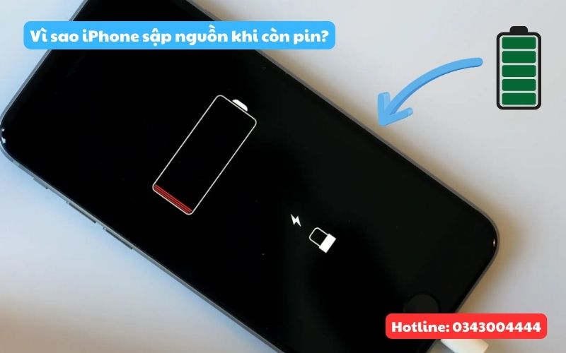 Vì sao iPhone sập nguồn khi còn pin
