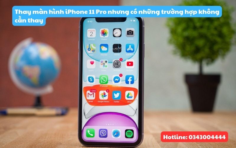 Những lỗi không cần thay màn hình iPhone 11 Pro