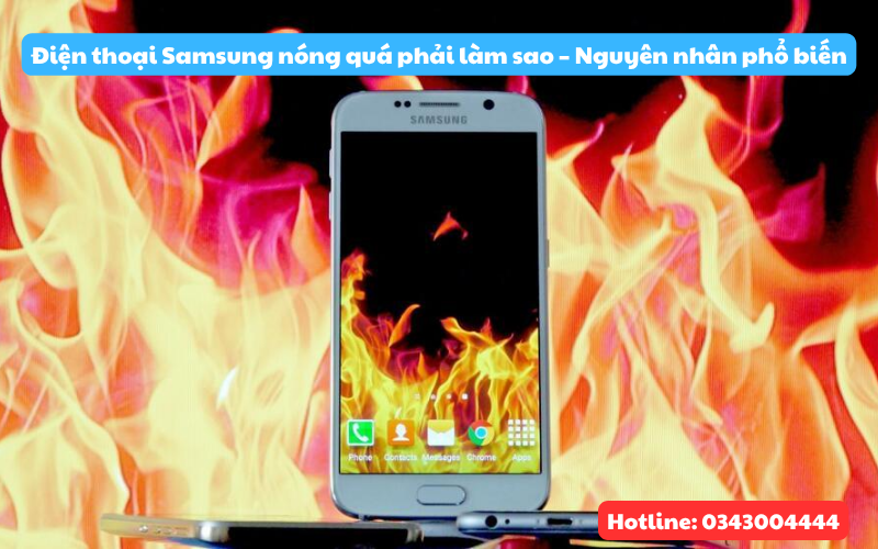 Điện thoại Samsung nóng quá phải làm sao? Nguyên nhân là gì?