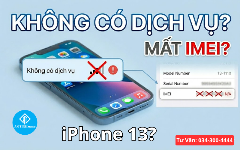 iPhone 13 không có dịch vụ và dấu hiệu mất IMEI