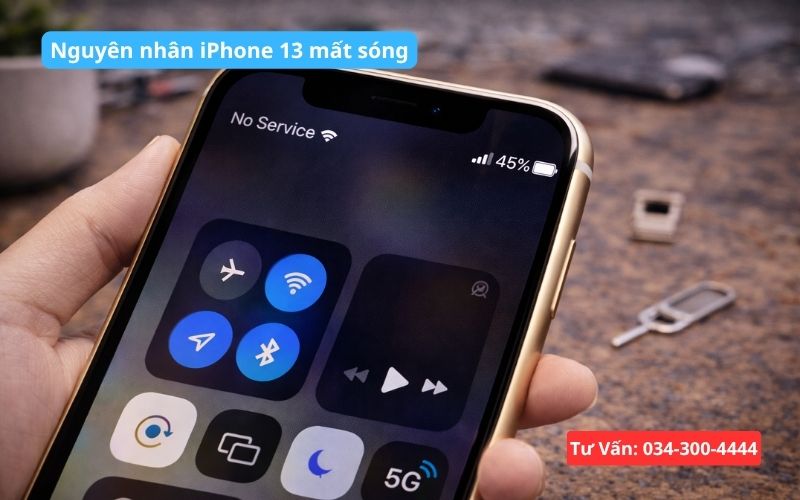 Nguyên nhân iPhone 13 mất sóng là gì? Cách khắc phục