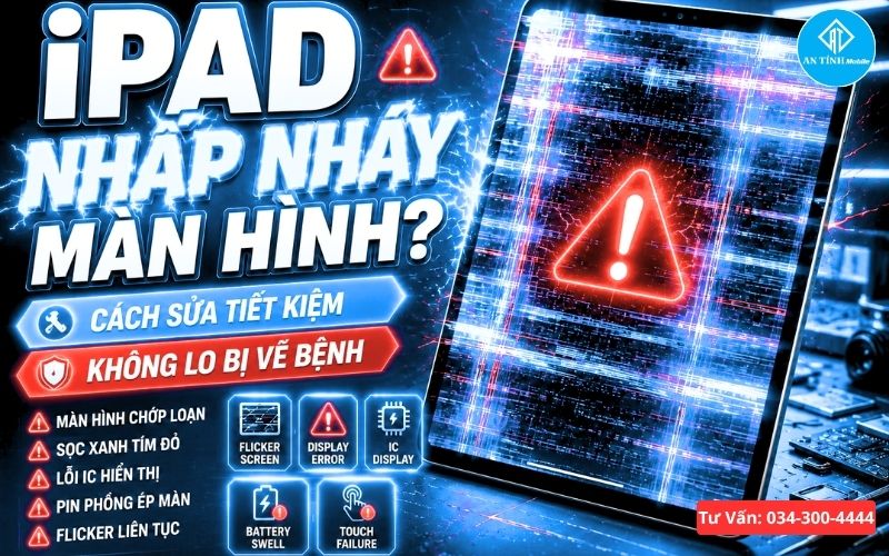 Cách sửa iPad bị nhấp nháy liên tục