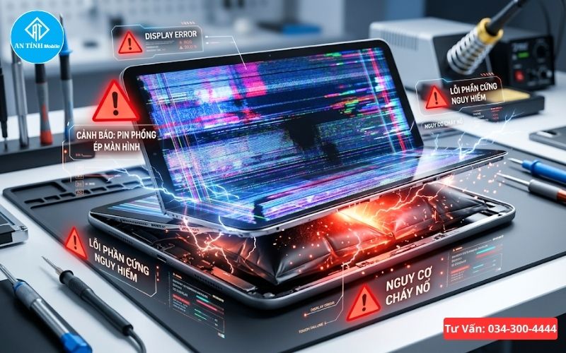 Nguyên nhân vì sao iPad bị nhấp nháy màn hình liên tục?