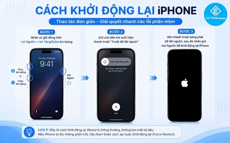 Hướng dẫn cách cứu cánh khởi động lại khi iPhone liệt cảm ứng tại nhà