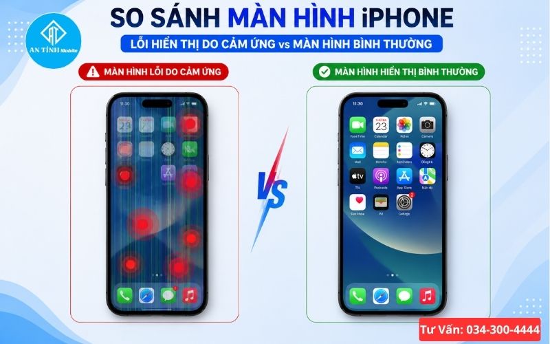 Phân biệt các trường hợp cần thay màn hình hoặc chỉ cần sửa phần cứng