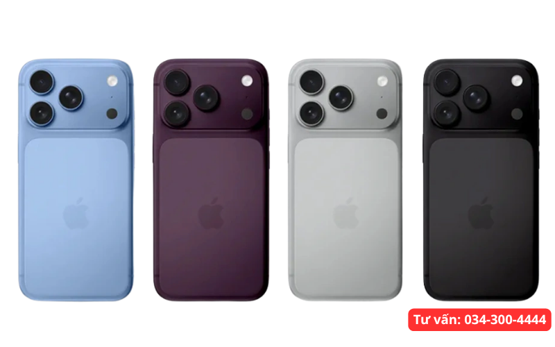 Các màu sắc dự kiến trước thềm ra mắt của iPhone 18
