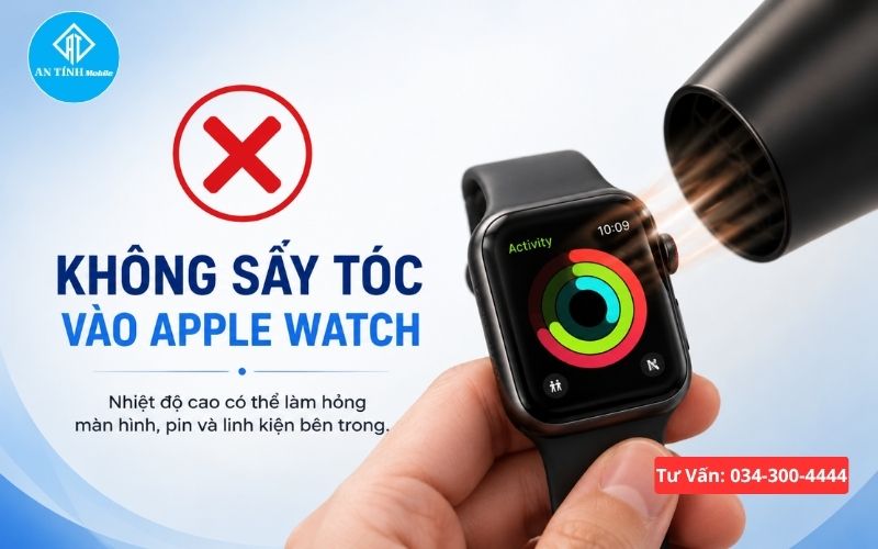 Các sai lầm cần tránh khi xử lý Apple Watch bị loạn cảm ứng tại nhà