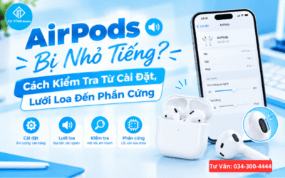 AirPods Bị Nhỏ Tiếng? 7 Nguyên Nhân Và Cách Khắc Phục