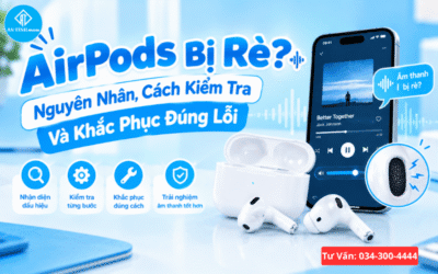 AirPods Bị Rè? Nguyên Nhân, Cách Kiểm Tra Và Khắc Phục Đúng Lỗi